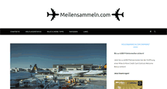 Desktop Screenshot of meilensammeln.com